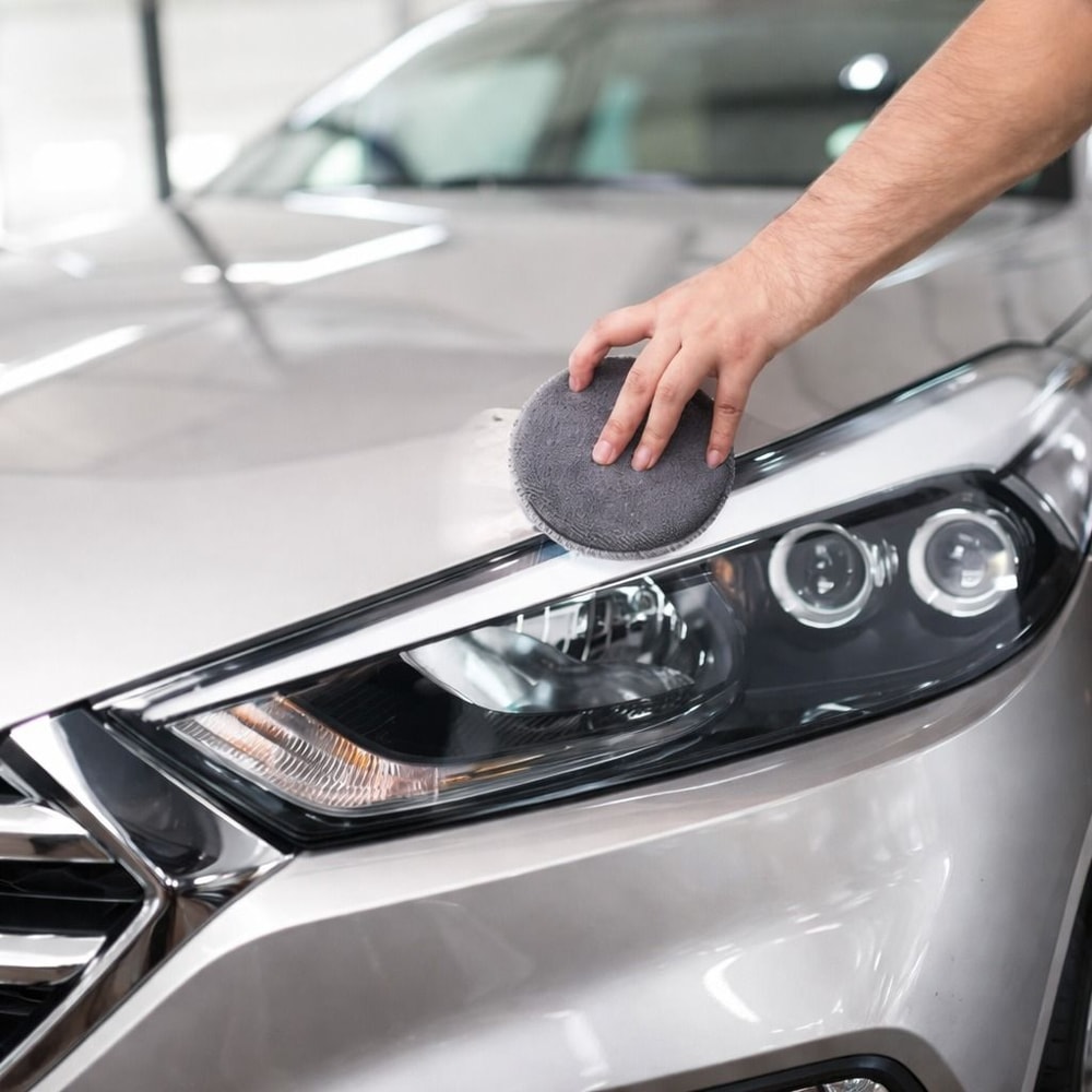 Car Wash Kit With Microfiber Towels Sponge Wash Glove For Ultimate Car Cleaning 6