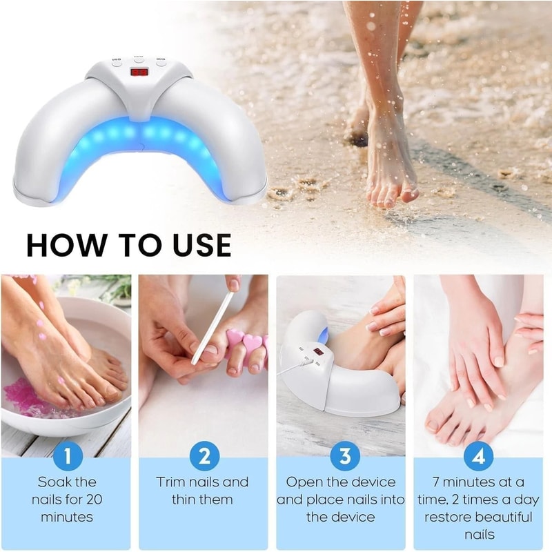 Advanced LED Nail Fungus Treatment Device For Toenail Repair Onychomycosis Care 1
