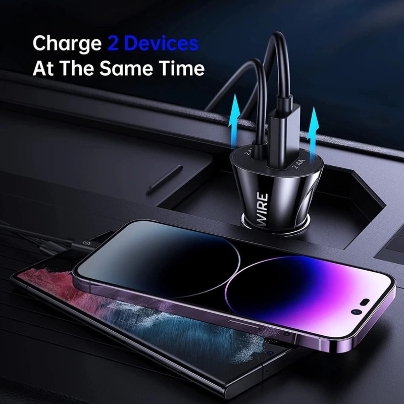 DualPort USB Car Charger Adapter With Fast Charging 2