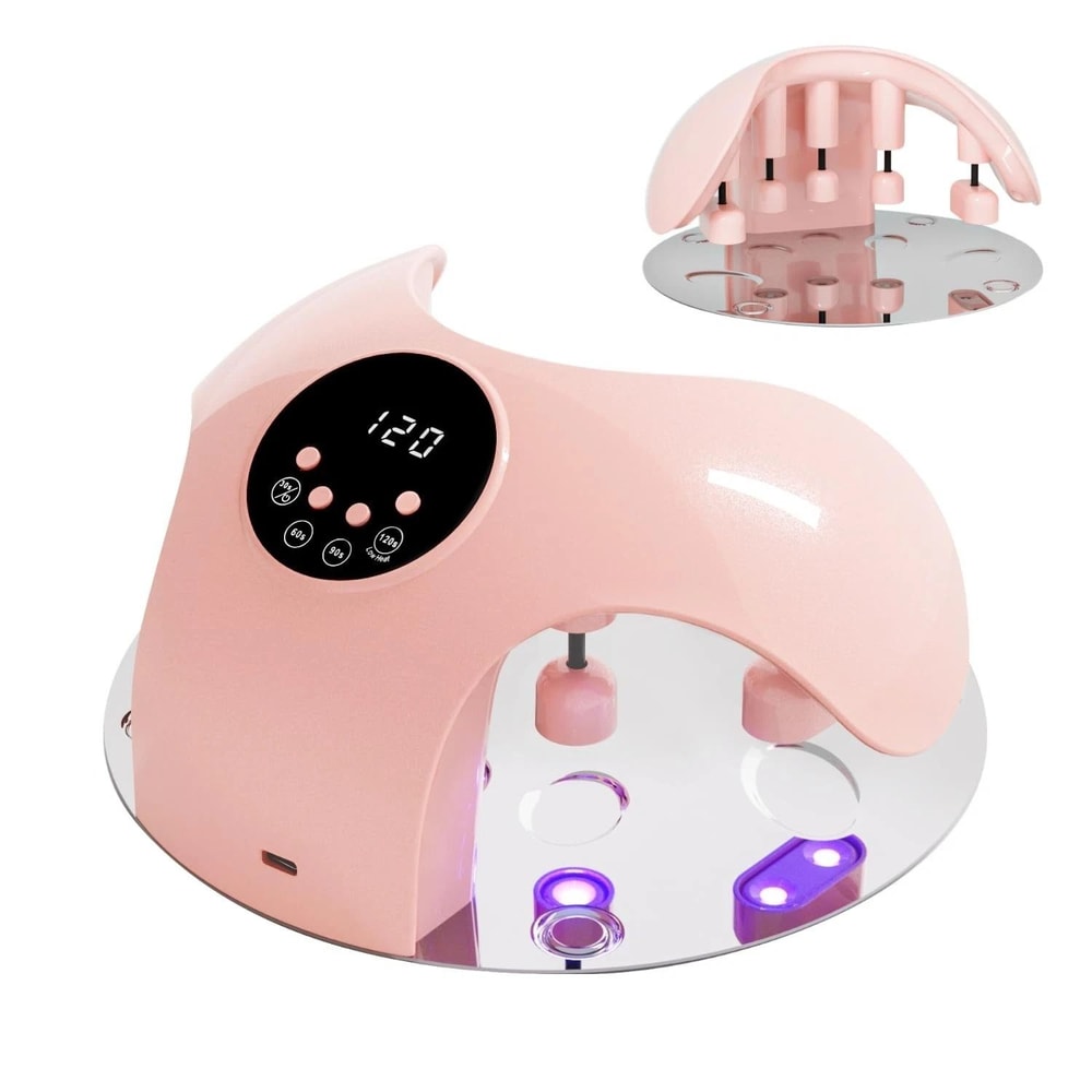 Professional LED UV Nail Light Gel Polish Curing Lamp With Adjustable Timer 8