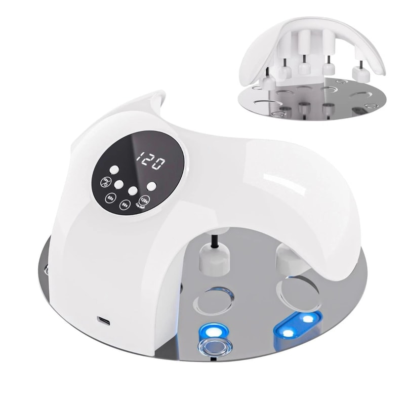 Professional LED UV Nail Light Gel Polish Curing Lamp With Adjustable Timer 7