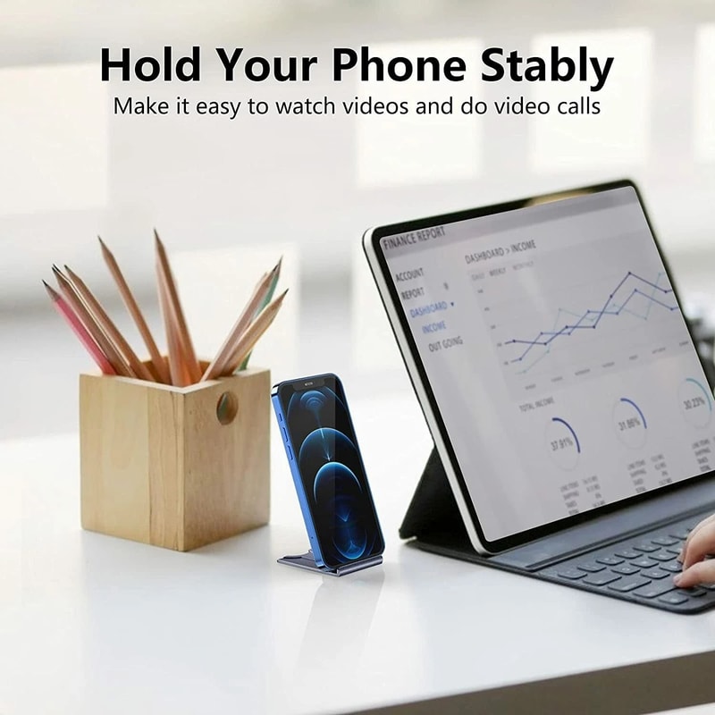Foldable Phone And Tablet Stand Adjustable Desktop Holder 6