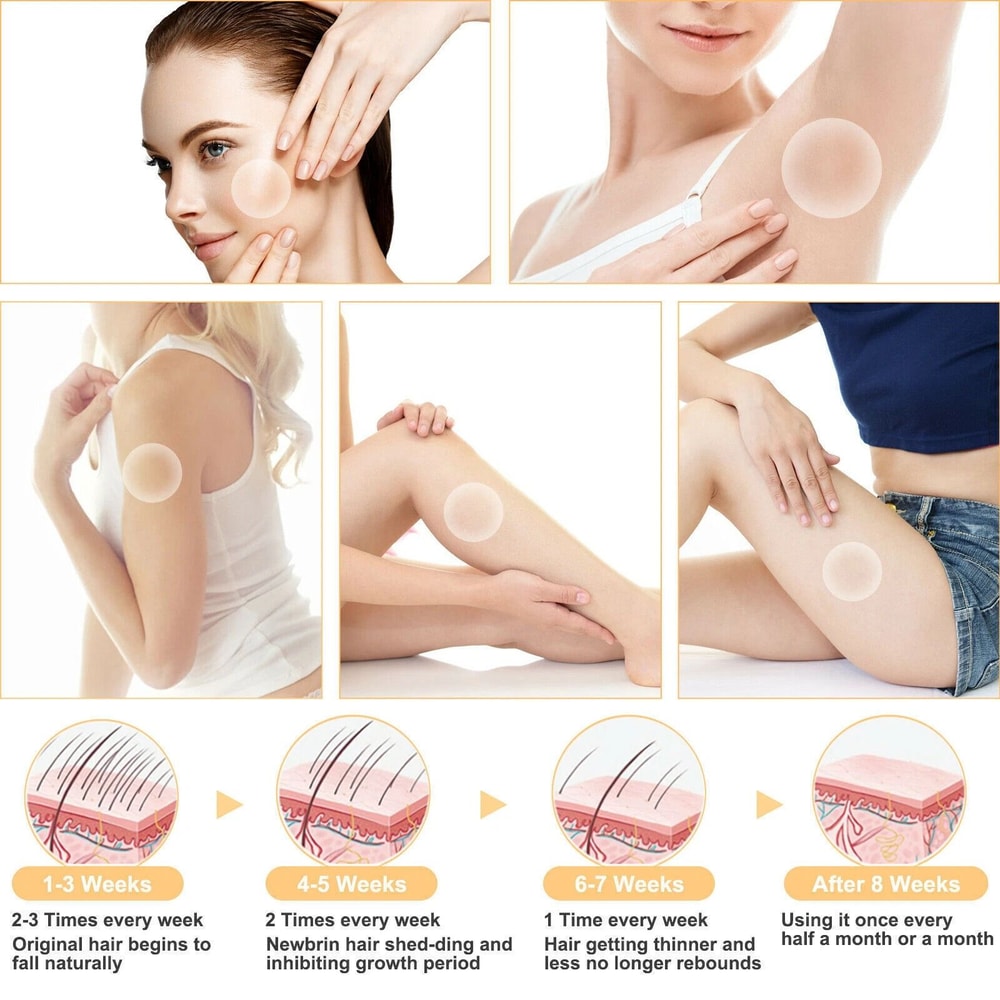 Flashes Hair Removal Laser Permanent Body Epilator Painless Device For AllOver Use 2