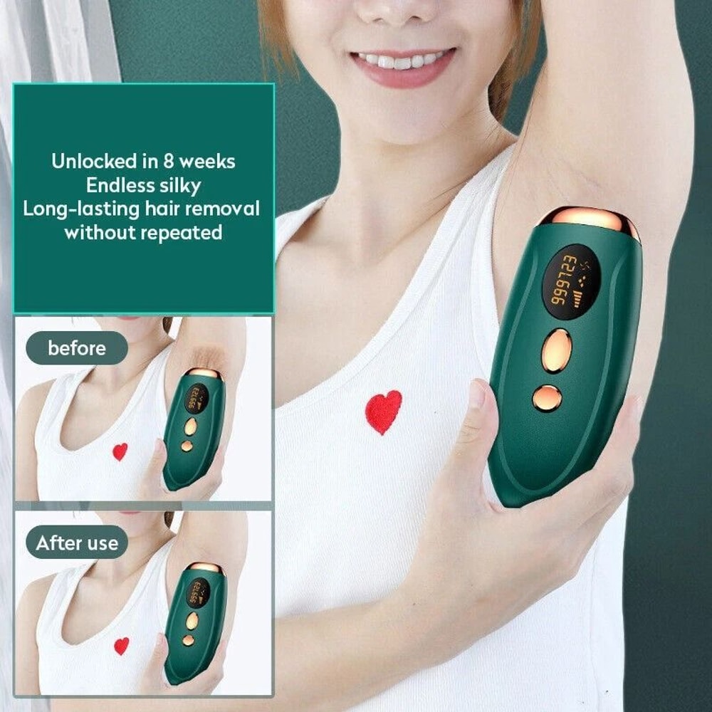 Flashes Hair Removal Laser Permanent Body Epilator Painless Device For AllOver Use 12