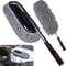 Microfiber Car Cleaning Duster With WaxTreated Brush Plastic Handle Large Size For Home Car Deta 8