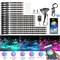 Motorcycle RGB LED Strip Light Under Glow Neon Kit With Bluetooth APP Control 11