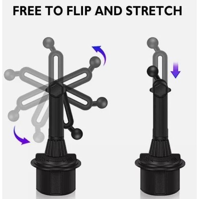 Universal Car Mount Cup Holder Phone Stand Adjustable Tablet Holder For Cars Trucks And SUVs 2