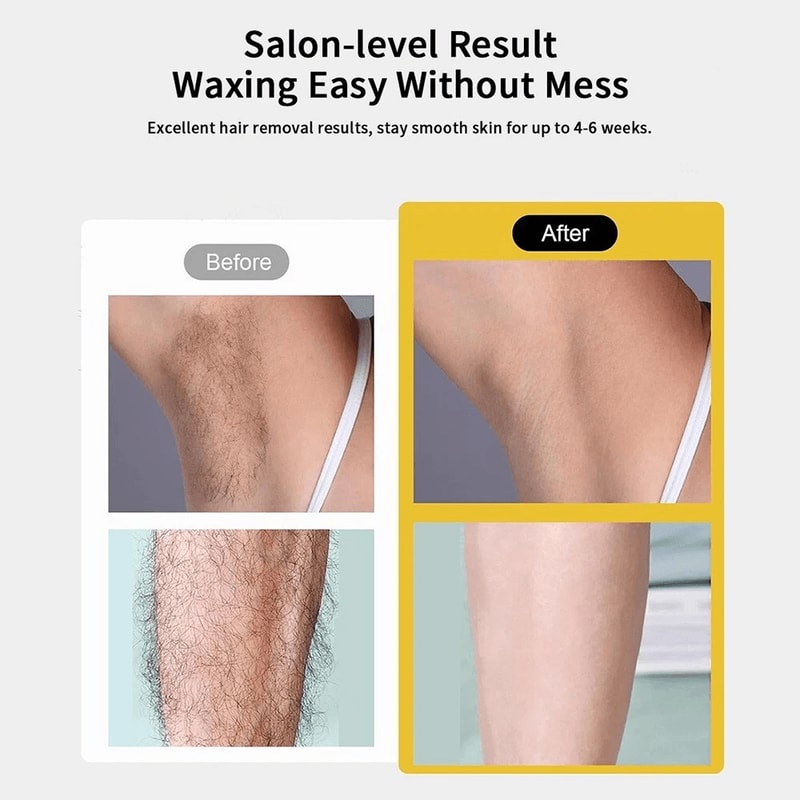 Roll On Wax Kit For Hair Removal Waxing Warmer Roller For Face Legs And Body Soft Heater For Smo 2