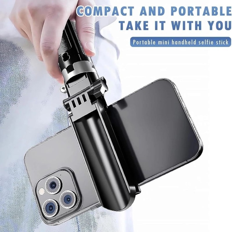 Portable Selfie Stick Tripod With Bluetooth Remote 5