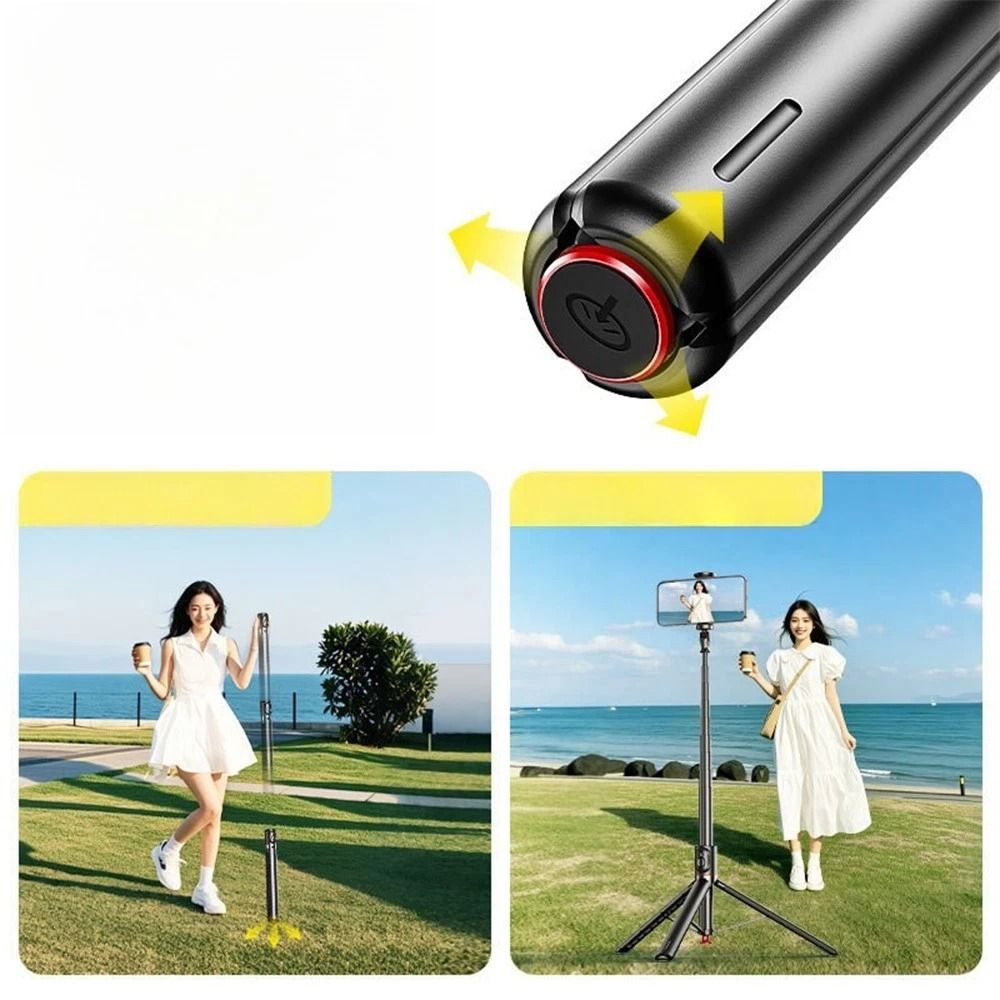 Automatic PopUp Phone Tripod Stand With Remote Adjustable Selfie Stick 12
