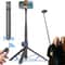Automatic PopUp Phone Tripod Stand With Remote Adjustable Selfie Stick 6