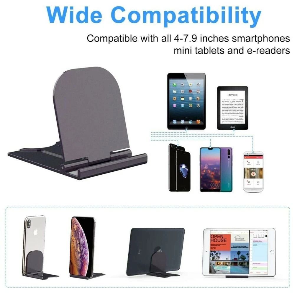 Adjustable Cell Phone Holder Stand Foldable Desk Mount For Easy Viewing And Stability 2