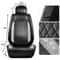 Diamond Leather Car Seat Covers Full Set Premium Bling Rhinestone Auto Seat Covers For Women 3