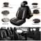 Leather Bling Car Seat Covers Full Set Premium Rhinestone Seat Covers For Women Vehicles Breathabl 9