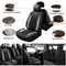 Leather Bling Car Seat Covers Full Set Premium Rhinestone Seat Covers For Women Vehicles Breathabl 9