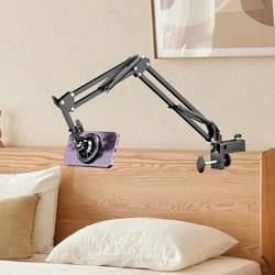 magnetic bed desk phone holder – flexible, adjustable stand for phones and tablets