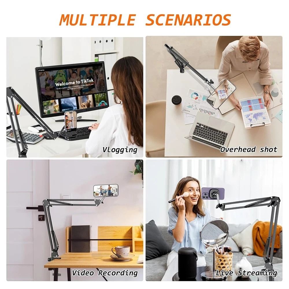 Magnetic Bed Desk Phone Holder Flexible Adjustable Stand For Phones And Tablets 2