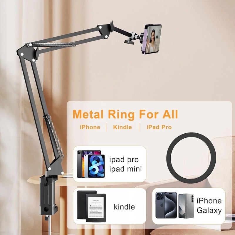 Magnetic Bed Desk Phone Holder Flexible Adjustable Stand For Phones And Tablets 8