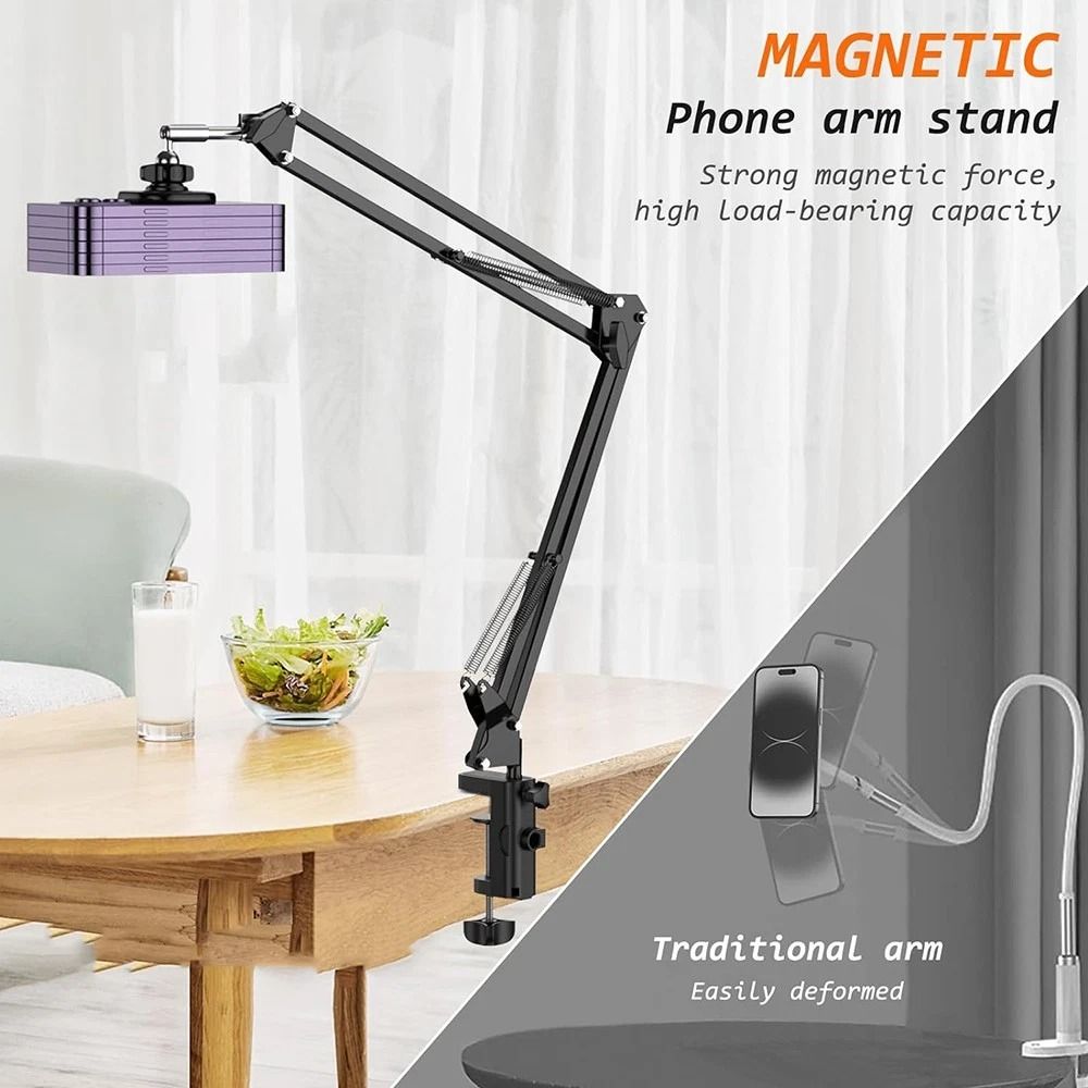 Magnetic Bed Desk Phone Holder Flexible Adjustable Stand For Phones And Tablets 4