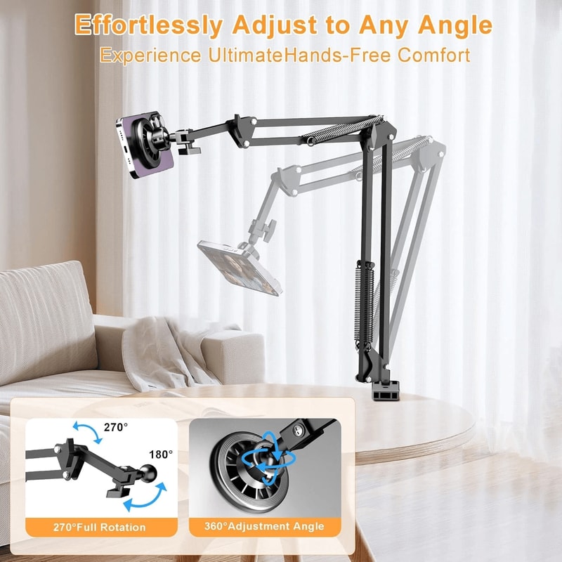 Magnetic Bed Desk Phone Holder Flexible Adjustable Stand For Phones And Tablets 5