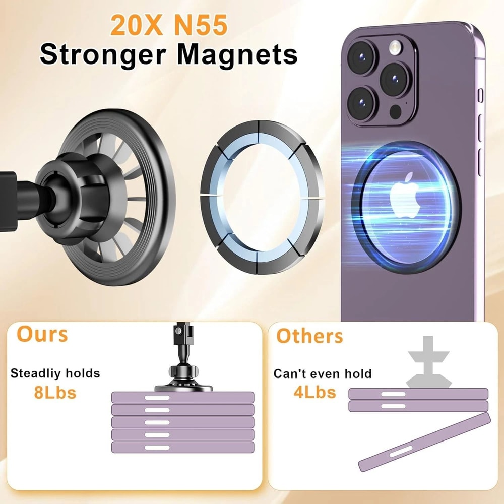 Magnetic Bed Desk Phone Holder Flexible Adjustable Stand For Phones And Tablets 6