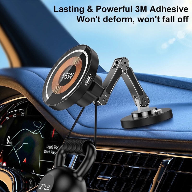 Magnetic Car Mount Charger With Fast Charging 9