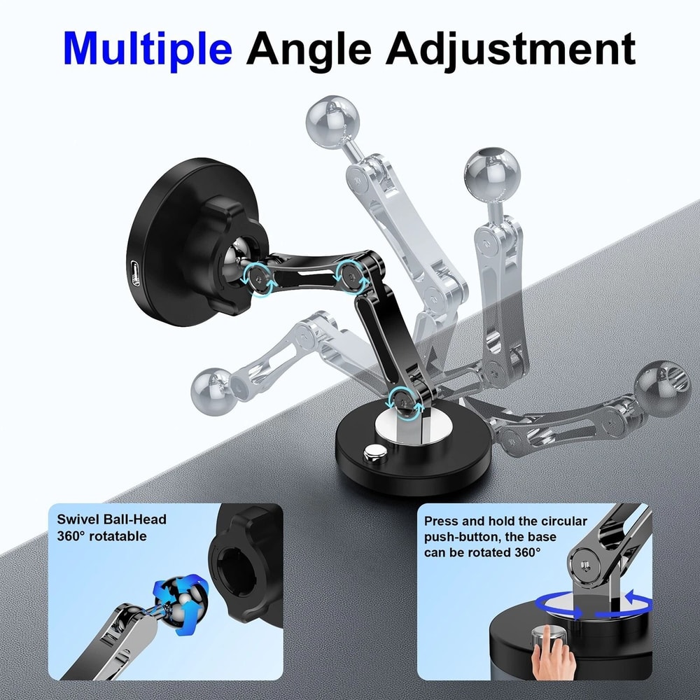 Magnetic Car Mount Charger With Fast Charging 2