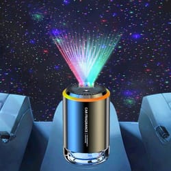 car diffuser air freshener with smart starry sky light – aromatherapy for your vehicle