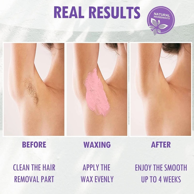 Professional Wax Heater Warmer Hair Removal Kit With Depilatory Wax Beans 4