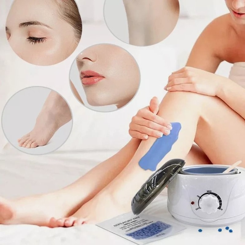 Professional Wax Heater Warmer Hair Removal Kit With Depilatory Wax Beans 6