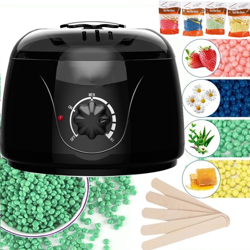 Professional Wax Heater Warmer Hair Removal Kit With Depilatory Wax Beans 13