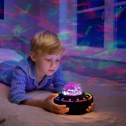 star projector galaxy night light bluetooth speaker for kids with remote control