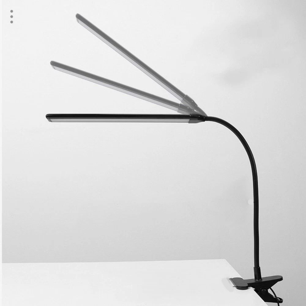 LED Desk Lamp With Adjustable Neck Clamp EyeCaring Reading Light Perfect For Work Study 1