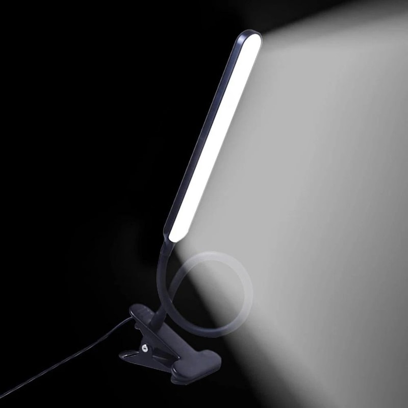 LED Desk Lamp With Adjustable Neck Clamp EyeCaring Reading Light Perfect For Work Study 4