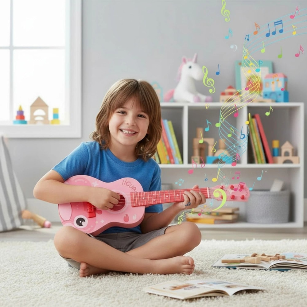 Kids Guitar Musical Instrument Educational Toy For Children 0
