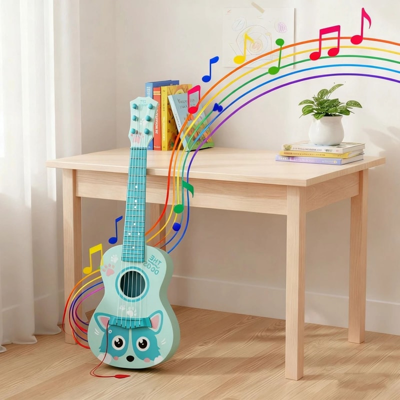 Kids Guitar Musical Instrument Educational Toy For Children 7