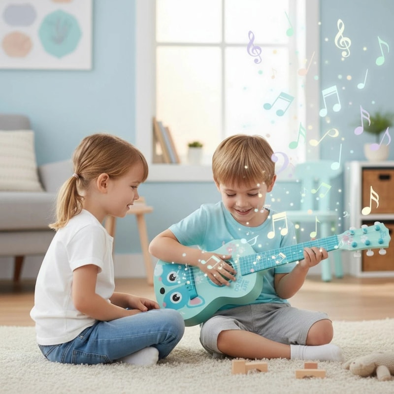 Kids Guitar Musical Instrument Educational Toy For Children 10