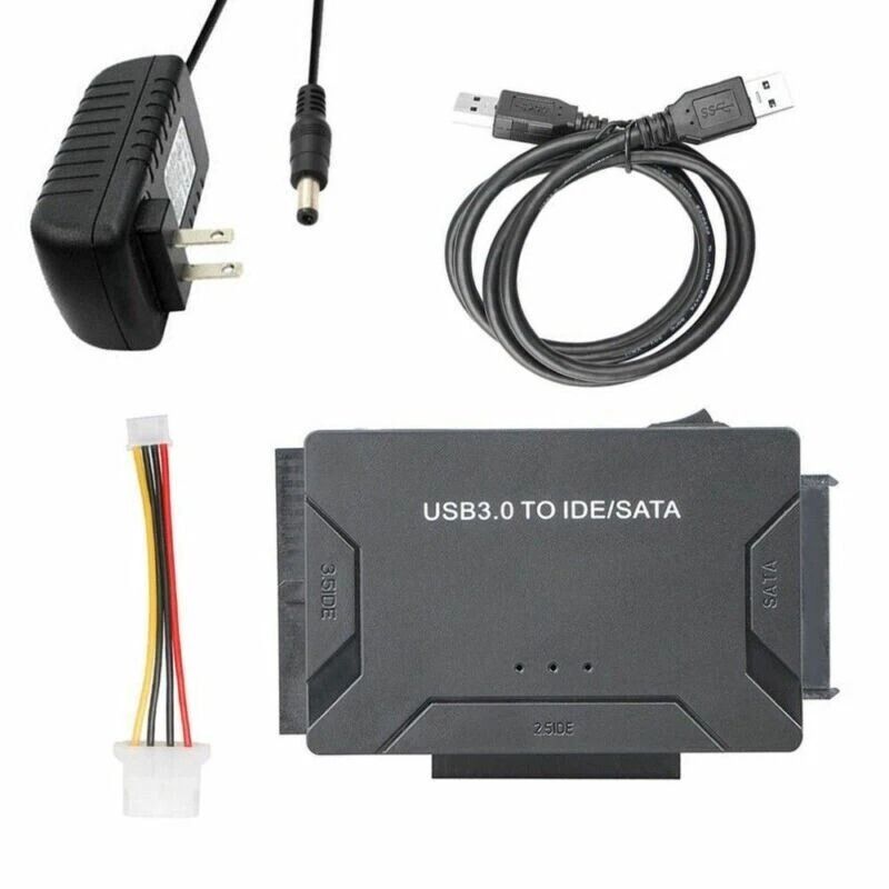External Hard Drive Adapter Kit For Drives Fast Data Transfer 8