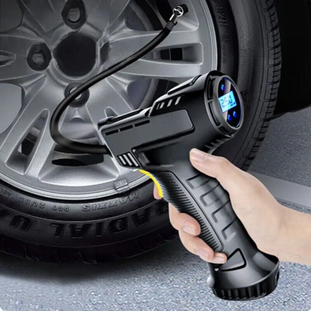 Auto Digital Tire Inflator High Air Pump Compressor Electric Handheld For Cars 0