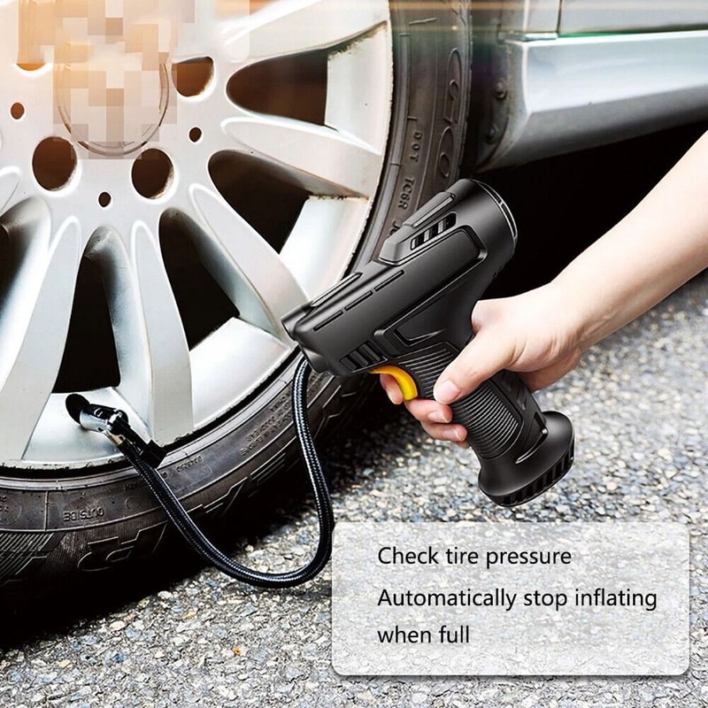 Auto Digital Tire Inflator High Air Pump Compressor Electric Handheld For Cars 1