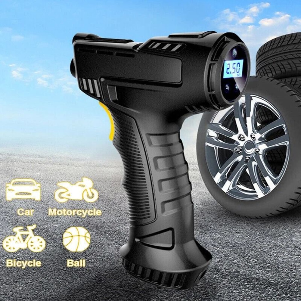 Auto Digital Tire Inflator High Air Pump Compressor Electric Handheld For Cars 7