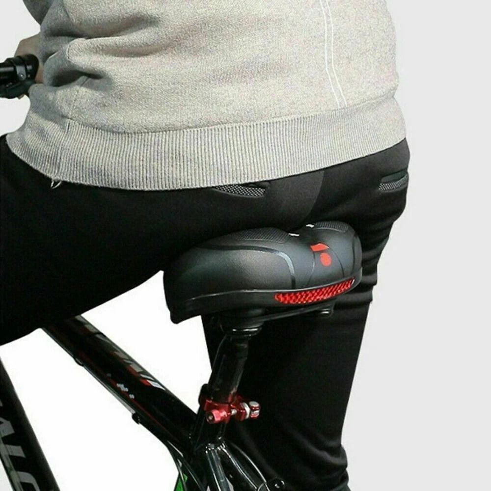 Comfortable Wide Gel Bike Saddle Extra Soft Pad For A Smooth Ride Ideal For Cycling And Outdoor Sp 0