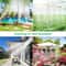Outdoor Misting Cooling System For Patio Garden Fans Water Mister Cooler Set 3