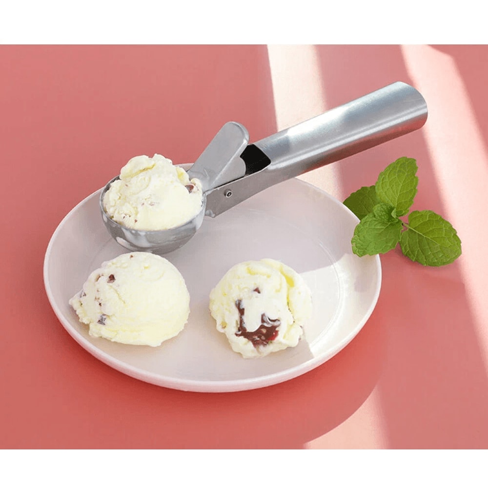 Stainless Steel Ice Cream Scoop With Easy Trigger Ideal For Cookie Melon And Dough Portions 6