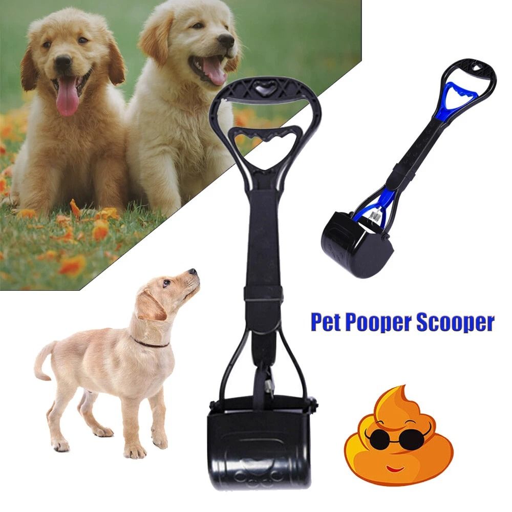 Heavy Duty Long Handle Dog Poop Scooper With Waste Picker Tool 3