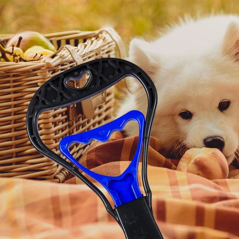 Heavy Duty Long Handle Dog Poop Scooper With Waste Picker Tool 1