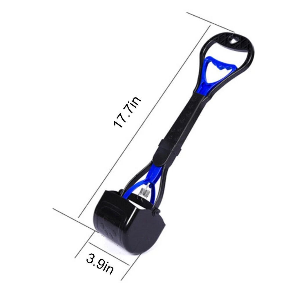 Heavy Duty Long Handle Dog Poop Scooper With Waste Picker Tool 4