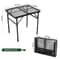 Adjustable Height Foldable Camping Table With Mesh Desktop Perfect For BBQs And Outdoor Adventures 8