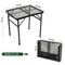 Adjustable Height Foldable Camping Table With Mesh Desktop Perfect For BBQs And Outdoor Adventures 8