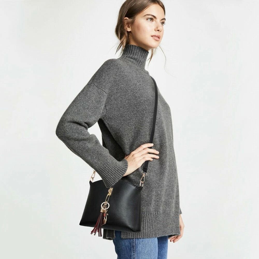 Women Leather Large Hobo Purse Crossbody Shoulder Handbag Stylish Spacious 2